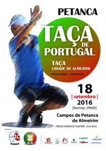 Cartaz petanca 2016 taça portugal almeirim
